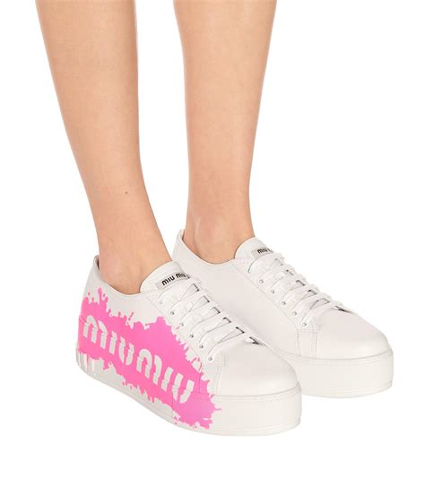 miu miu sneaker weiß|miumiu sneakers for women.